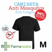 Camiseta antimosquitos stingbye camiseta manga corta  | talla m | color negro